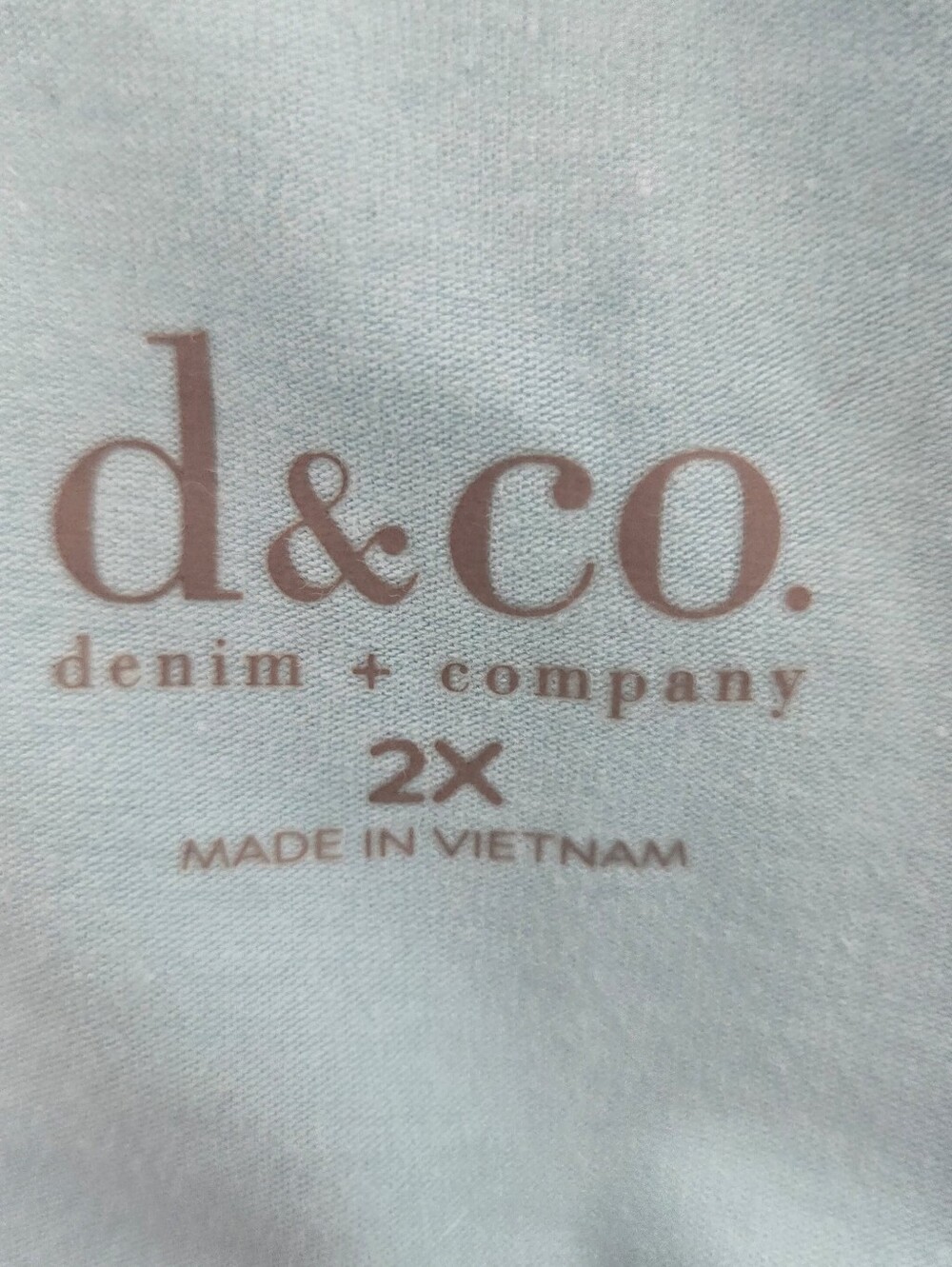 Denim & Co. Light Blue Perfect Jersey Maxi Dress Lace Trim NWOT - Picture 11 of 13